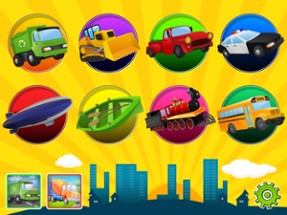 Trucks and Diggers Puzzles Games For Boys Lite Image