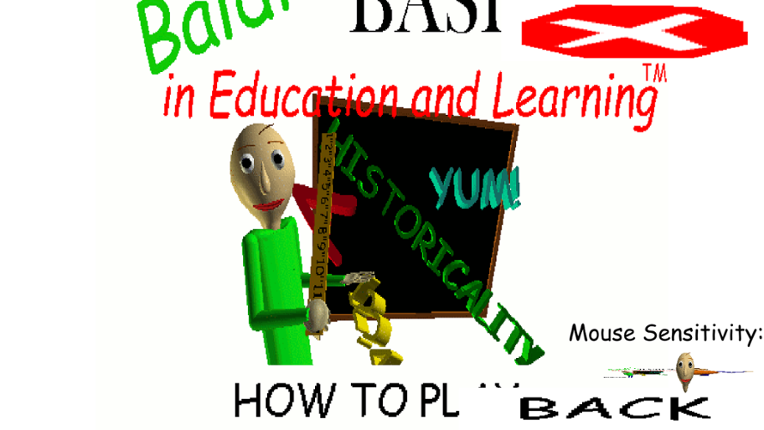 Baldi's Basics in Completely Normal Game Cover