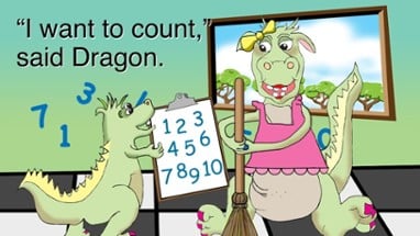 Dragon Counts to Ten Plus Image