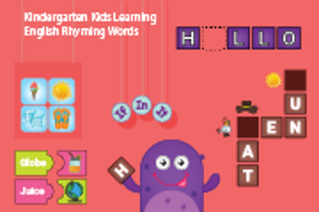 Kindergarten kids Learning English Rhyming Words Game Cover