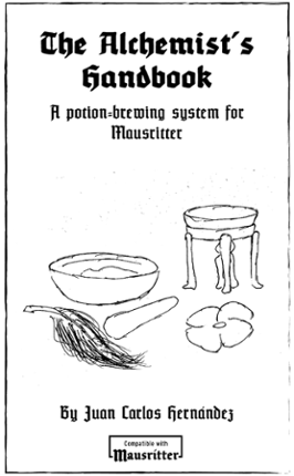The Alchemist's Handbook - A potion-brewing system for mausritter Game Cover