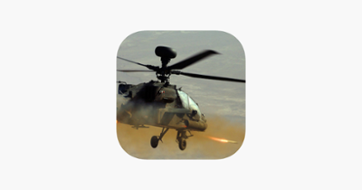 Helicopter Gunship Combat Fire Lands Image