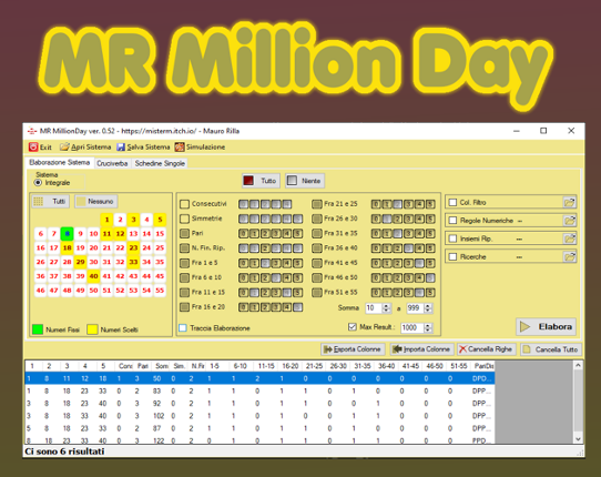 MR Million Day Game Cover