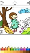 Magic Crayon Painting - The Free Colorful Drawing Cartoon Book Image