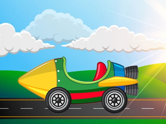 Colorful Vehicles Memory Game Cover