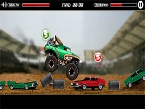 Monster Truck Hill Racing Simulation Image