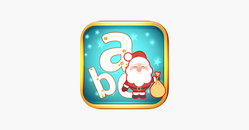 Santa Claus abc Small Alphabets Tracing Learning Game Cover