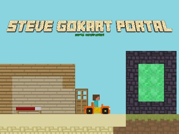 Steve Go kart Portal Game Cover