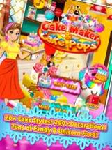 Cake Maker &amp; Cake Pops Cooking Image