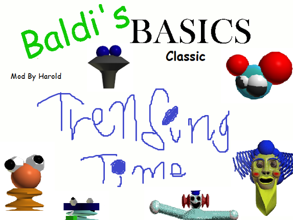 Baldi's Trending Time Game Cover