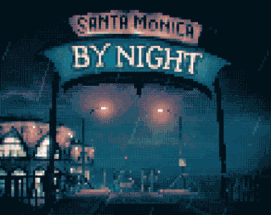 Santa Monica By Night Image