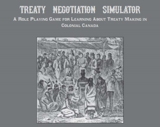 Treaty Negotiation Simulator: A Role Playing Game for Learning About Treaty Making in Colonial Canada Game Cover