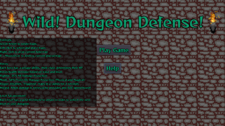 Wild! Dungeon Defense! Game Cover