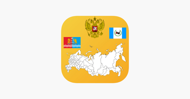 Russia State Maps, Flags and Capitals Game Cover