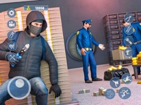 Scary Robber 3D Image