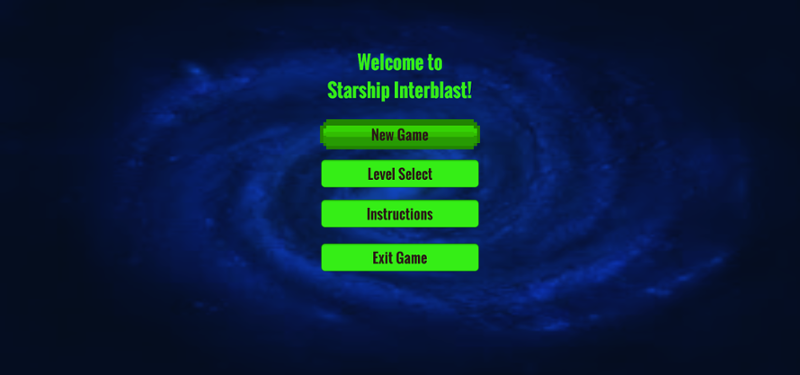 Starship Interblast Game Cover