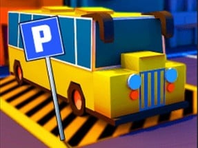 Bus Parkiing 3D Image