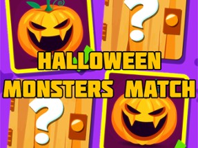 Halloween Monsters Match Image