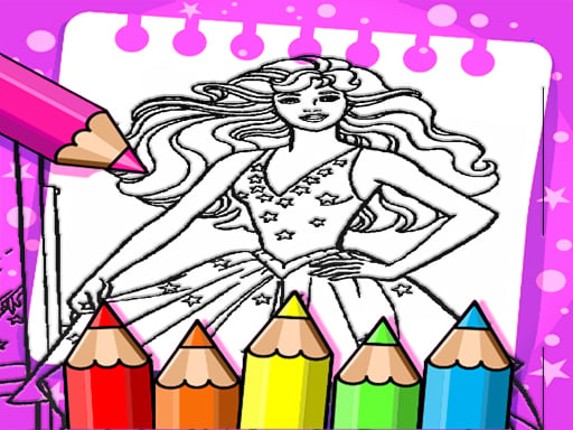 Barbie Coloring Book Game Cover