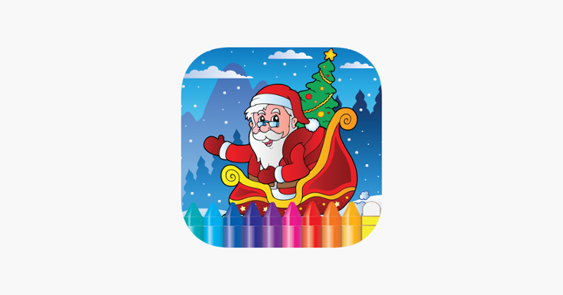 Christmas &amp; Santacros Coloring Book for Kids Game Cover