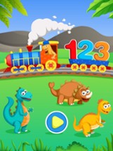 Dinosaur Number Train Game for Kids Free Image