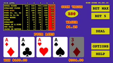 Bonus Poker Pro '98  - Video Poker Image