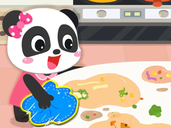 Baby Panda Cleanup Game Cover