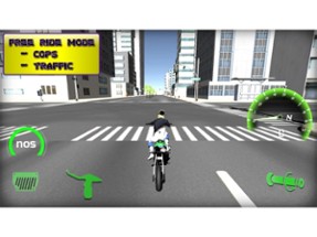 Motorbike Drag racing 3D Image