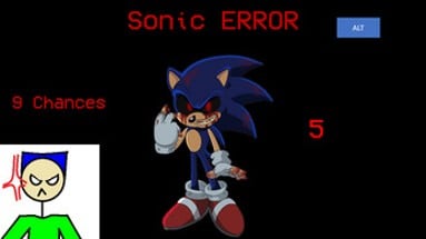 Sonic Error (Starring Zackary) Image