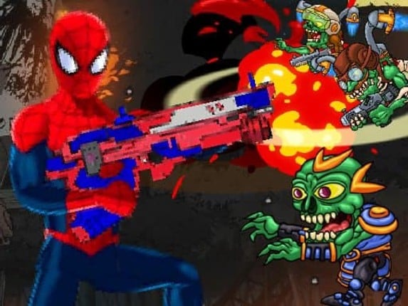 Spiderman Commander - Shooting Game Game Cover