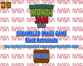 Scrambled Picture Game Black Astronauts Image