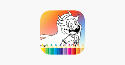 Coloring Book Education Game For Kid - Star vs Forces of Evil Edition Drawing And Painting Free Game HD Image