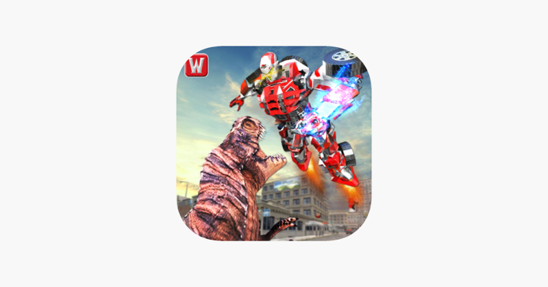 Dinosaur Vs Robot Car War Game Cover