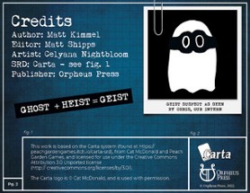 Ghost + Heist = Geist - itchfunding Image