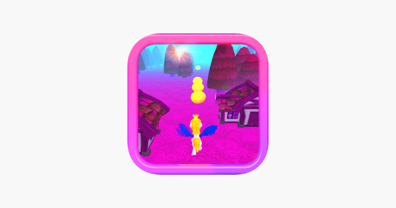 My Little Unicorn Dash 3D HD Game Cover