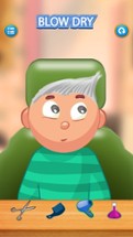 Child game / silver hair cut Image