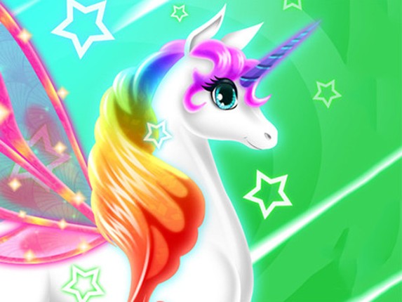 Dress Up Unicorn Game Cover