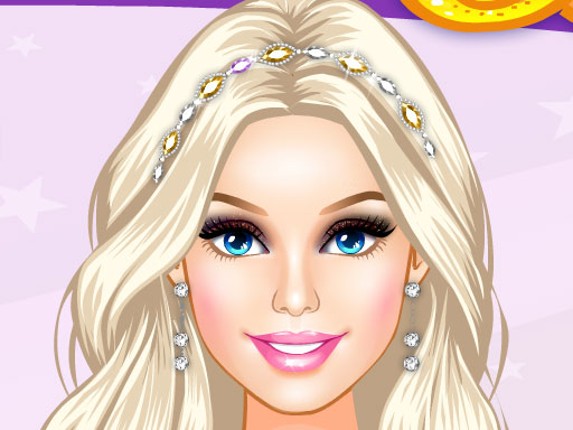 Barbie make up time Game Cover
