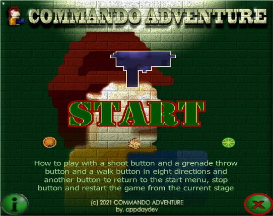 Commando Adventure Game Cover