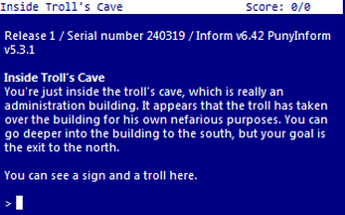 Escape from the Troll's Cave Image