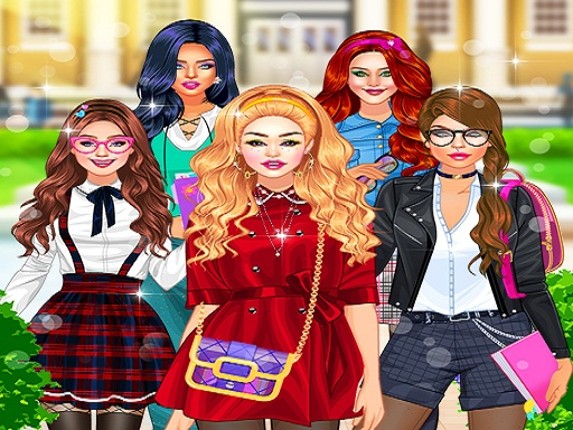 Lady Celebrity Dress up fashionistas Game Cover
