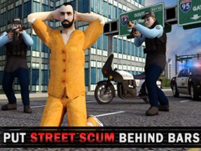 Police Bike Crime Patrol Chase 3D Gun Shooter Game Image
