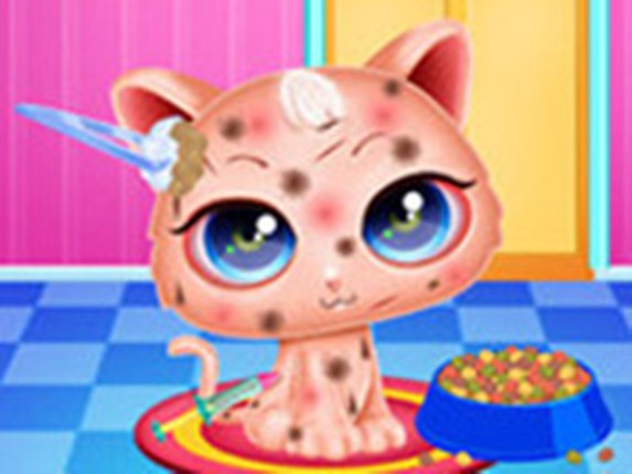 Cute Kitty Care - Pet Makeover Game Cover