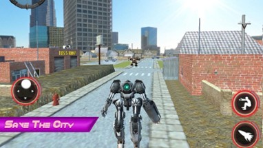 Epic Robot City Fighting Image