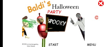 Baldi's Halloween Party Android Port Image