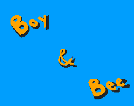 Boy and Bee Image
