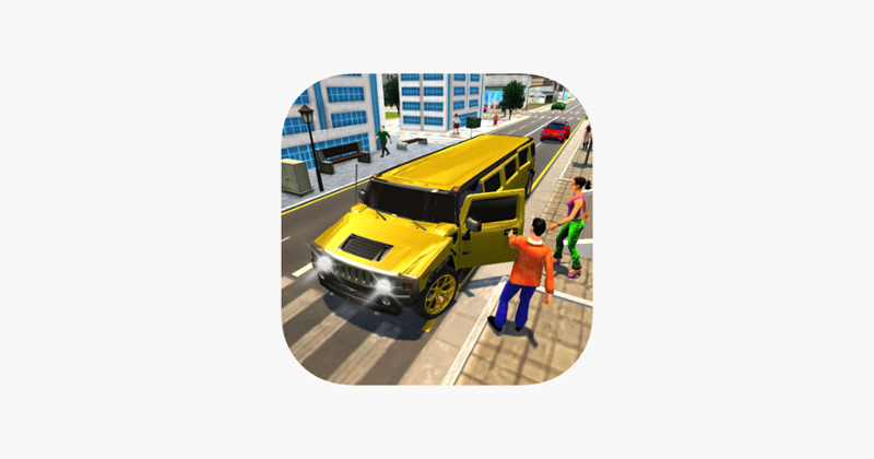 Limousine Taxi Driving 3D Game Cover