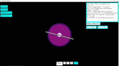 Stella Primum, the simple solar system sim Image