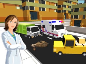 Ambulance Simulator Duty Drive :Pet Rescue 3D 2017 Image