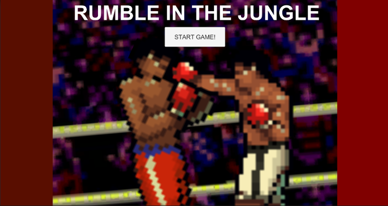 Rumble in the Jungle Game Cover